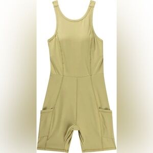 Wondery Women's Mojave Trail Romper in Matcha - NWOT